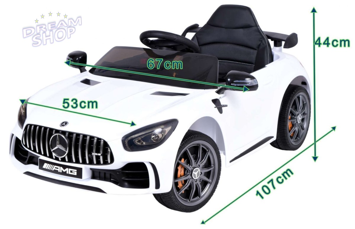Samochodzik MERCEDES AMG GTR biały Samochodzik MERCEDES AMG GTR biały