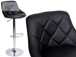 Krzesło barowe CYDRO czarne