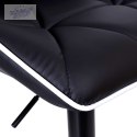 Krzesło barowe GRAPPO czarne