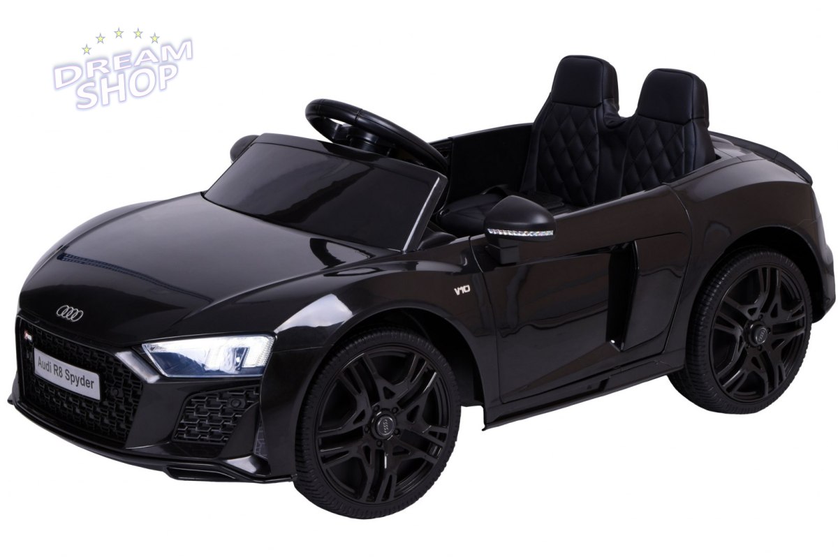 Samochodzik auto AUDI R8 SPYDER czarny Samochodzik auto AUDI R8 SPYDER czarny