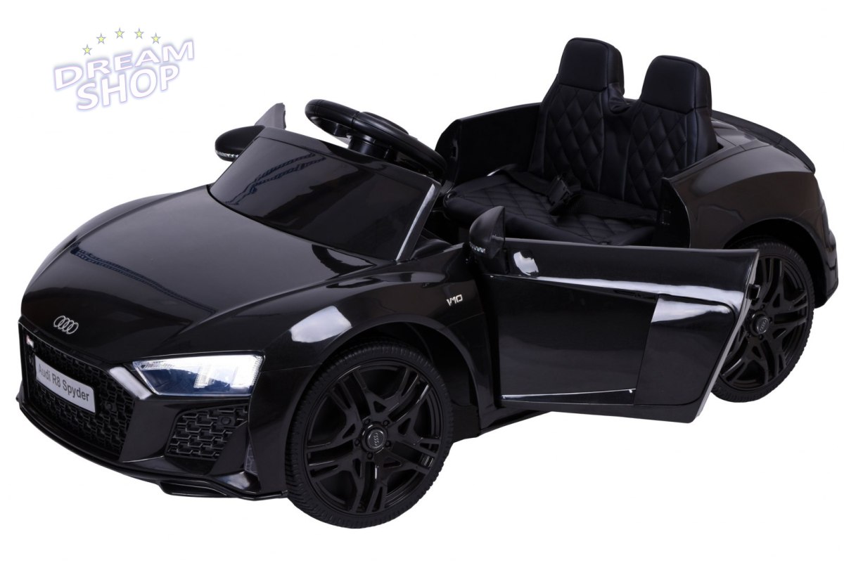 Samochodzik auto AUDI R8 SPYDER czarny Samochodzik auto AUDI R8 SPYDER czarny