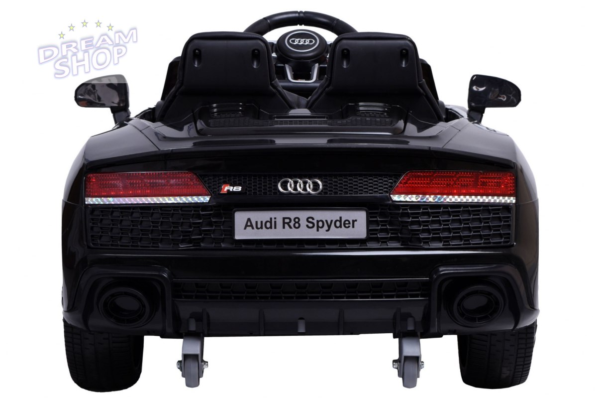Samochodzik auto AUDI R8 SPYDER czarny Samochodzik auto AUDI R8 SPYDER czarny