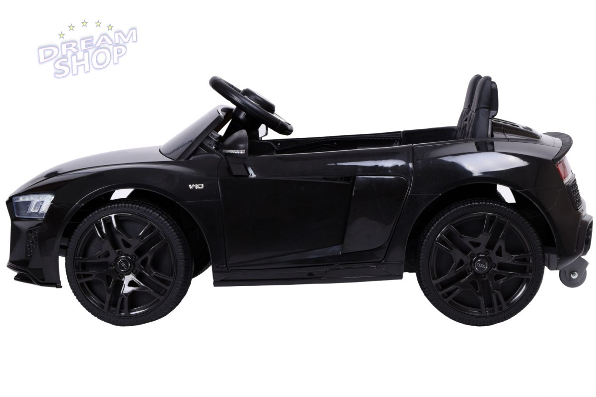 Samochodzik auto AUDI R8 SPYDER czarny Samochodzik auto AUDI R8 SPYDER czarny