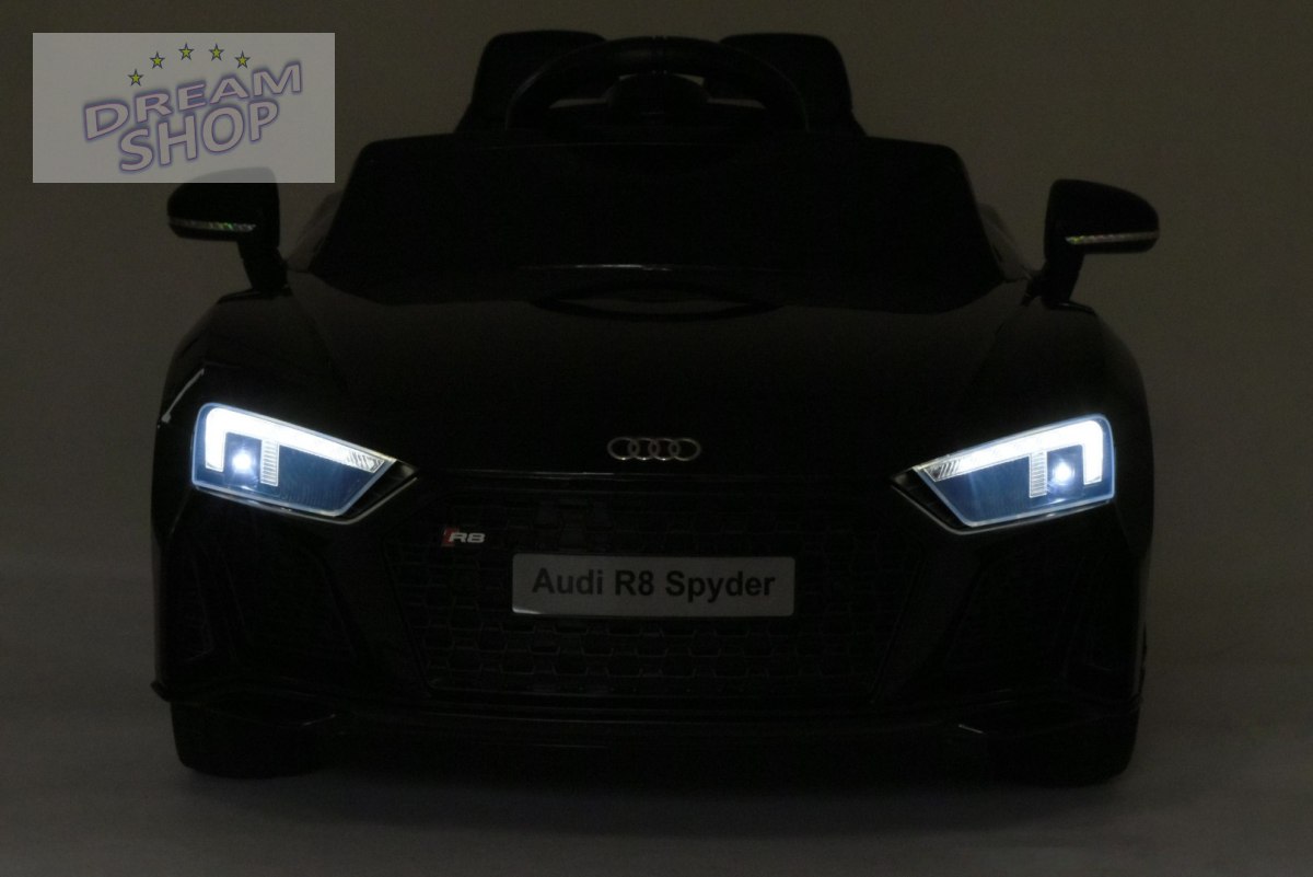 Samochodzik auto AUDI R8 SPYDER czarny Samochodzik auto AUDI R8 SPYDER czarny