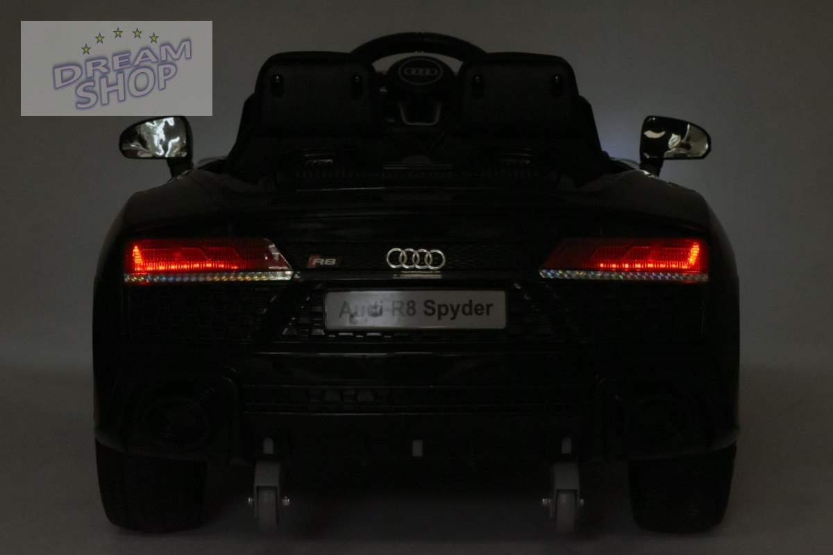 Samochodzik auto AUDI R8 SPYDER czarny Samochodzik auto AUDI R8 SPYDER czarny