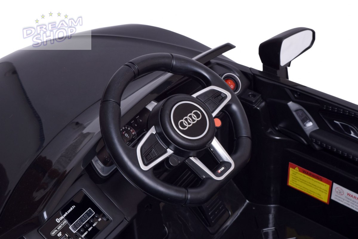 Samochodzik auto AUDI R8 SPYDER czarny Samochodzik auto AUDI R8 SPYDER czarny