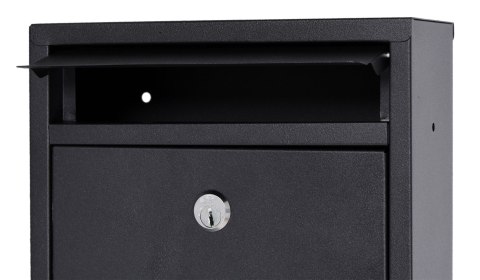Skrzynka na listy GUSTAV czarna