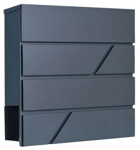 Skrzynka na listy TOVE z gazetnikiem antracyt