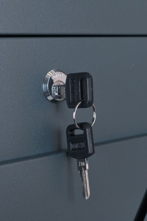 Skrzynka na listy TOVE z gazetnikiem antracyt