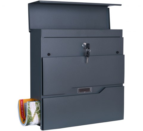 Skrzynka na listy VIDAR antracyt