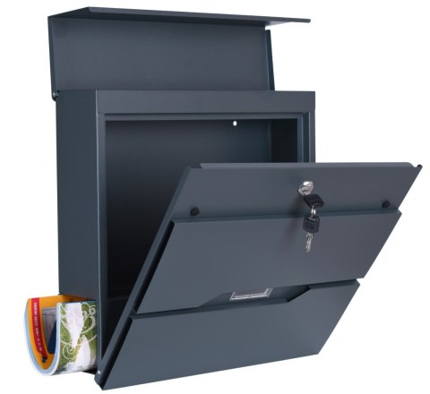 Skrzynka na listy VIDAR antracyt