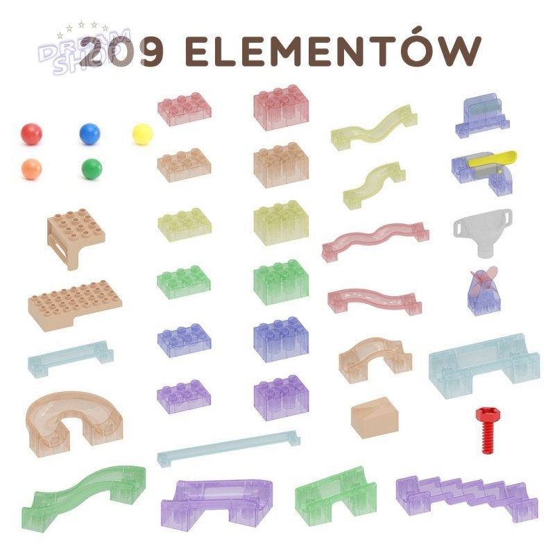 MASTERKIDZ Zestaw Konstrukcyjny Tor dla Piłek Tablica STEM 209elementów MASTERKIDZ Zestaw Konstrukcyjny Tor dla Piłek Tablica STEM 209elementów