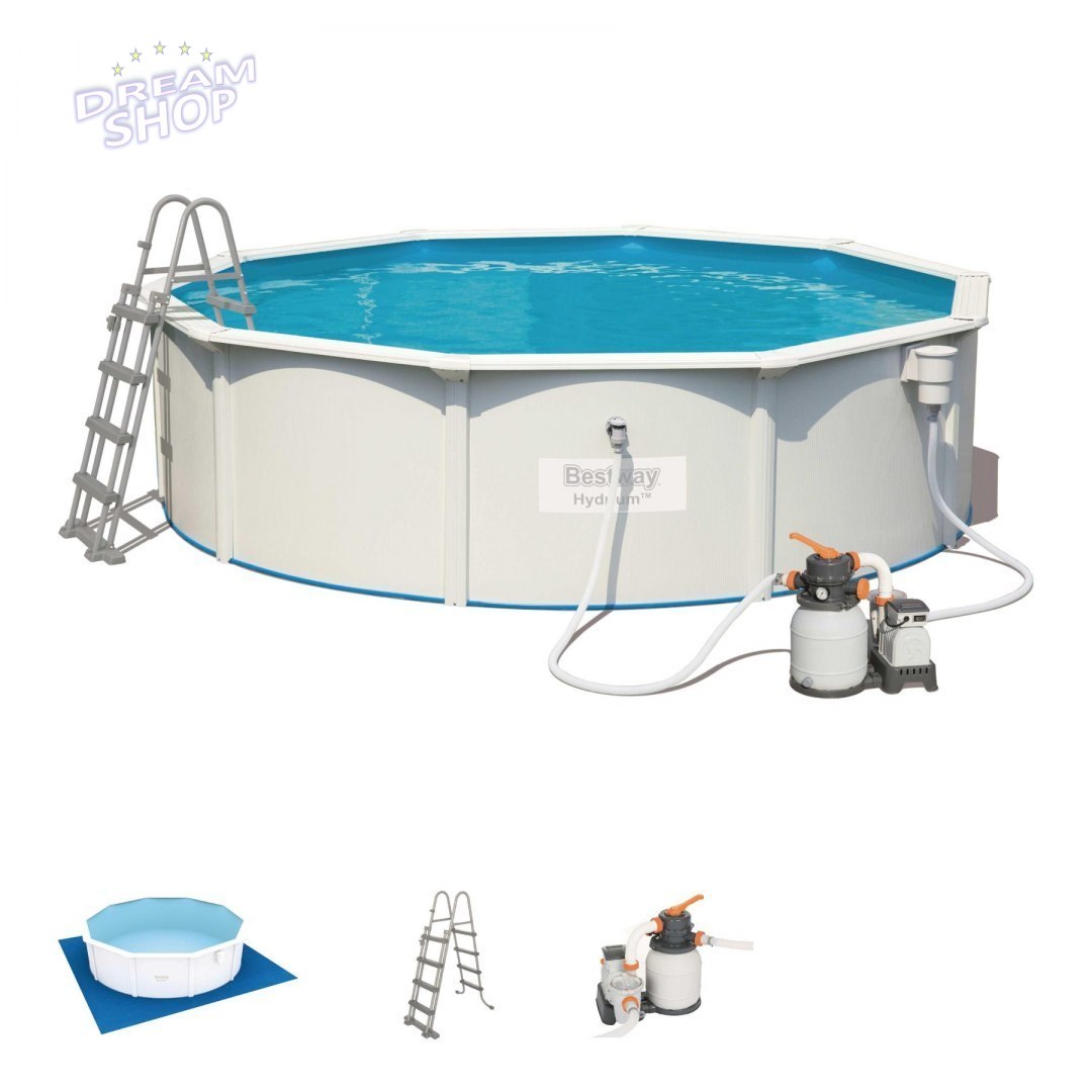 Basen Panelowy 15FT 460x120 cm HYDRIUM 5w1 BESTWAY Basen Panelowy 15FT 460x120 cm HYDRIUM 5w1 BESTWAY