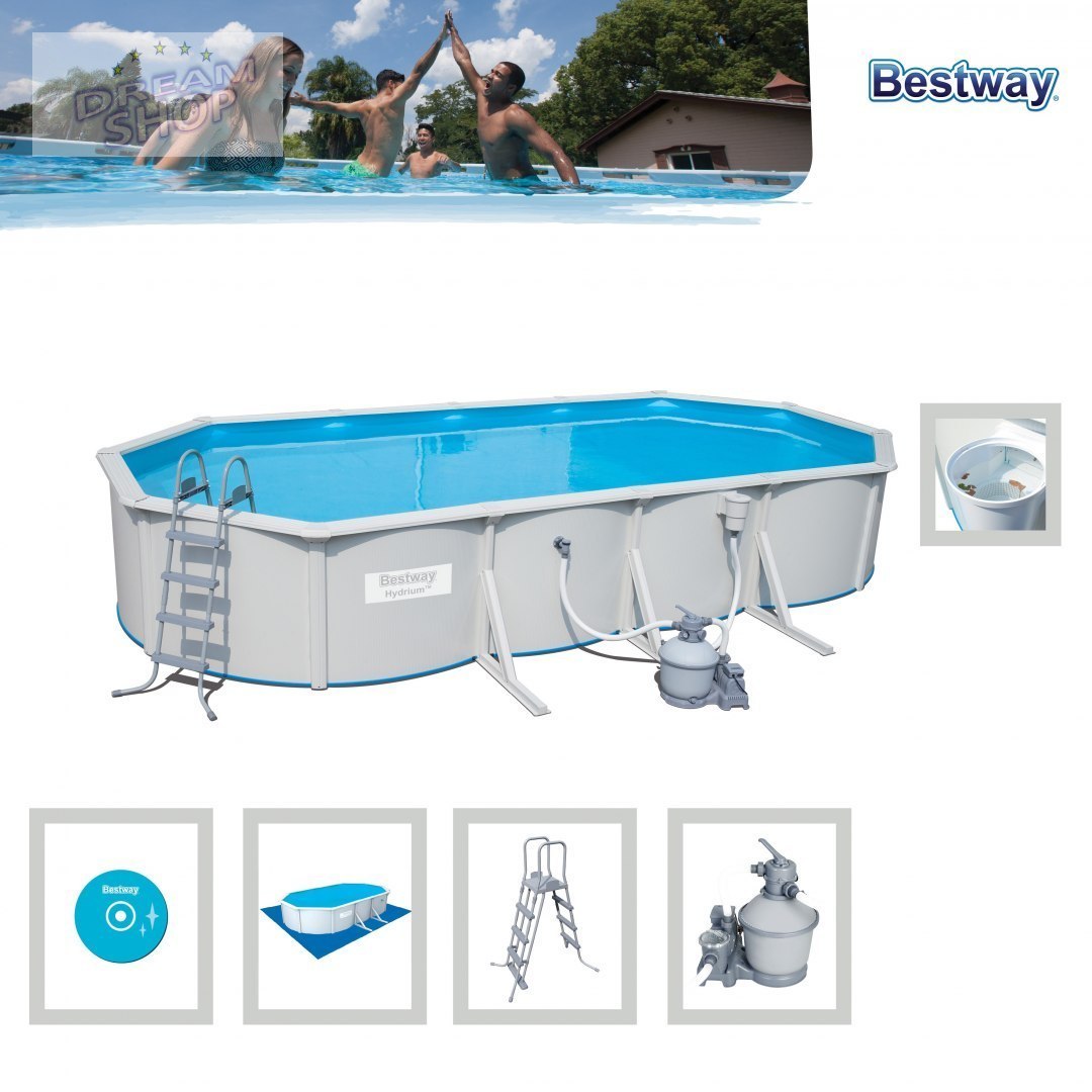Basen Panelowy 20FT 610x360x120 HYDRIUM 5w1 BESTWAY Basen Panelowy 20FT 610x360x120 HYDRIUM 5w1 BESTWAY