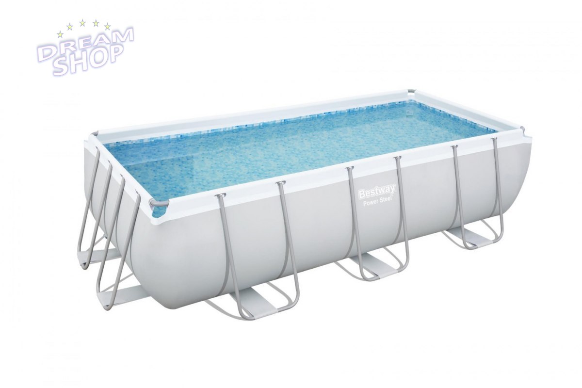 Basen Power Steel 404 x 201 x 100 cm BESTWAY Basen Power Steel 404 x 201 x 100 cm BESTWAY