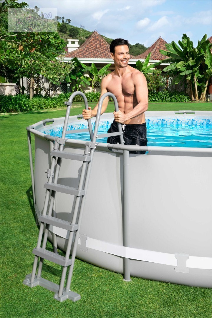 Basen Stelażowy 14FT 427x122 cm POWERSteel 6w1 BESTWAY Basen Stelażowy 14FT 427x122 cm POWERSteel 6w1 BESTWAY