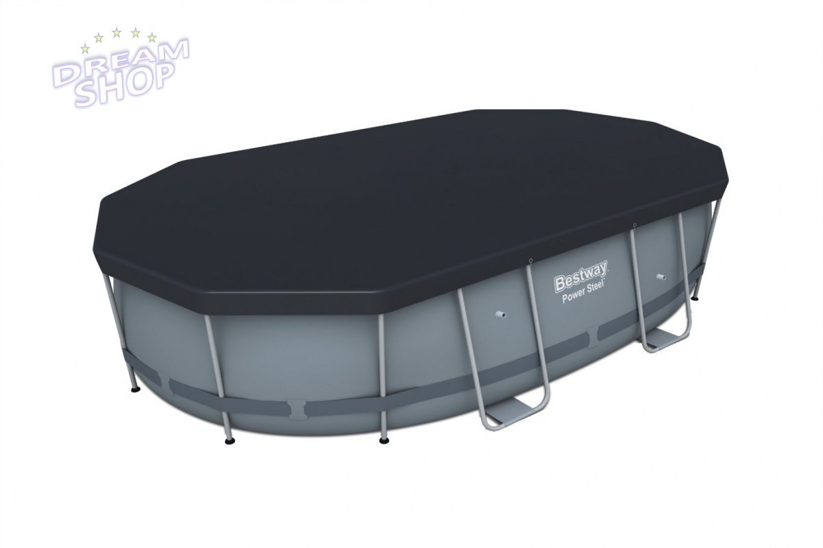 Basen Stelażowy 16 x 10 FT / 488 x 305 x 107 cm Power Steel BESTWAY Basen Stelażowy 16 x 10 FT / 488 x 305 x 107 cm Power Steel BESTWAY