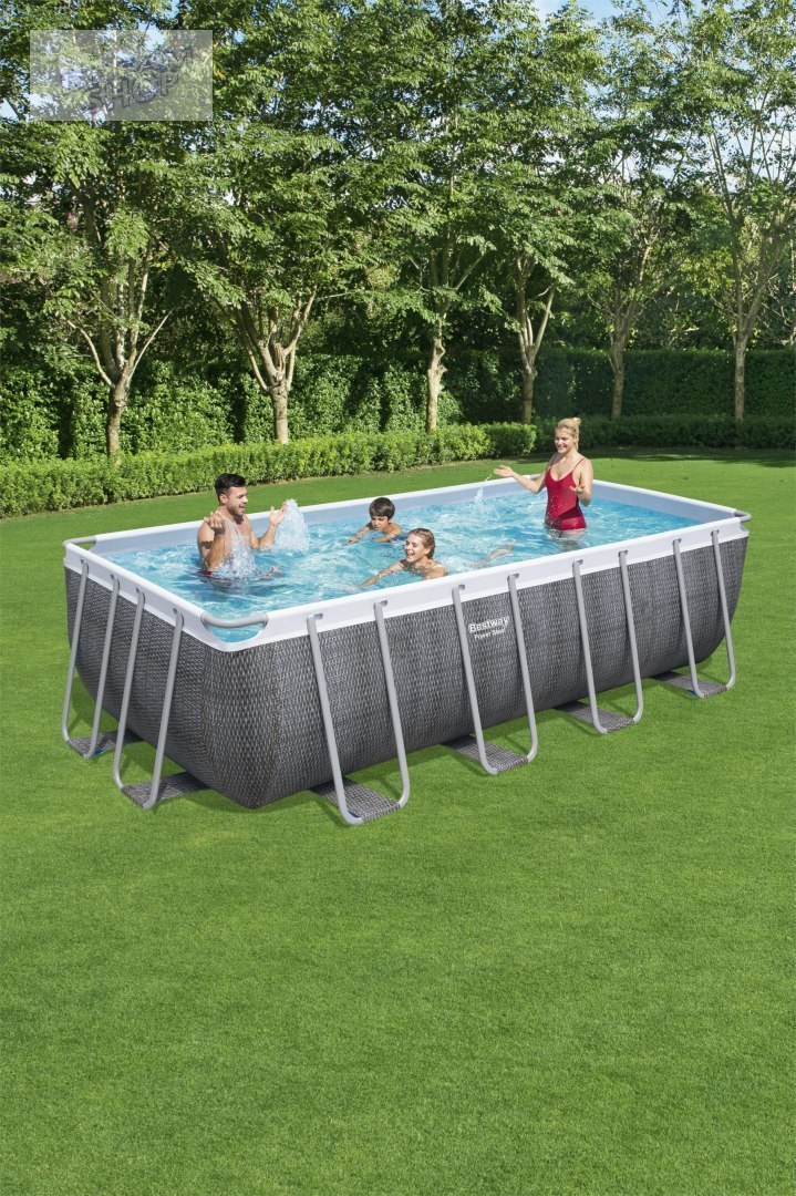 Basen Stelażowy 16 x 9,8FT / 488 x 244 x 122 cm Power Steel BESTWAY Basen Stelażowy 16 x 9,8FT / 488 x 244 x 122 cm Power Steel BESTWAY