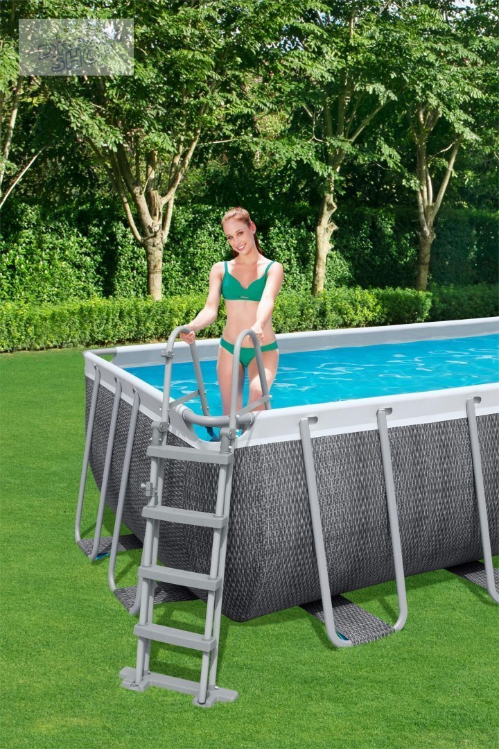 Basen Stelażowy 16 x 9,8FT / 488 x 244 x 122 cm Power Steel BESTWAY Basen Stelażowy 16 x 9,8FT / 488 x 244 x 122 cm Power Steel BESTWAY