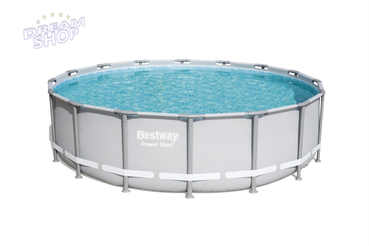 Basen Stelażowy 16FT 488x122 cm POWERSteel 6w1 BESTWAY Basen Stelażowy 16FT 488x122 cm POWERSteel 6w1 BESTWAY