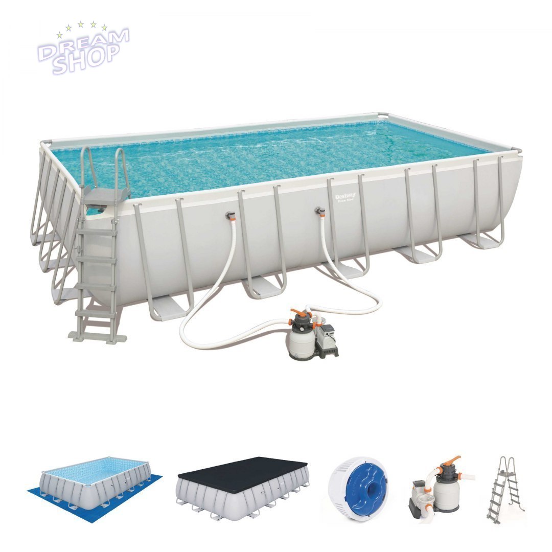 Basen Stelażowy 22FT 671x366x132 cm POWERSteel BESTWAY Basen Stelażowy 22FT 671x366x132 cm POWERSteel BESTWAY