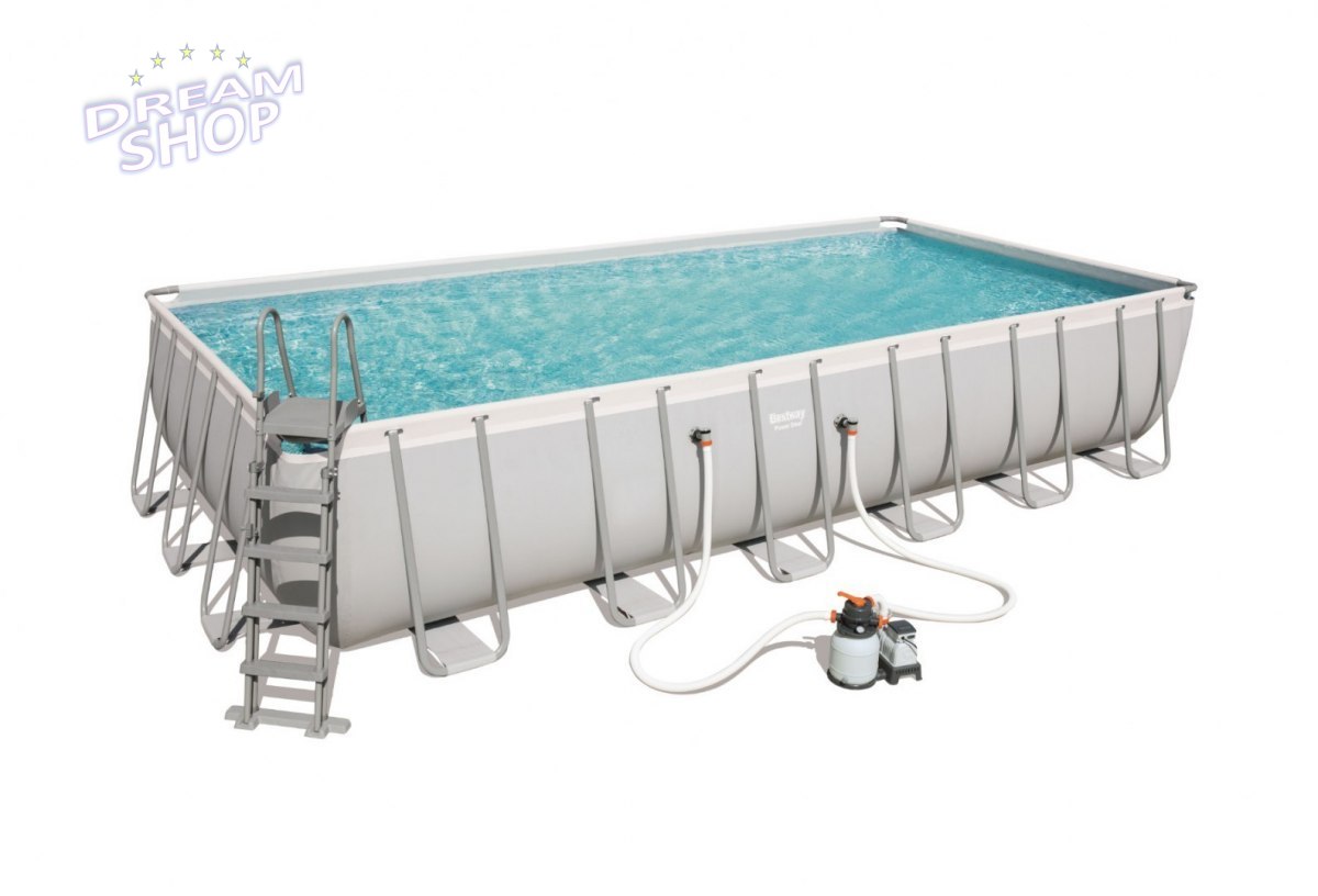 Basen Stelażowy 24FT 732x366x132 cm POWERSteel 6w1 BESTWAY Basen Stelażowy 24FT 732x366x132 cm POWERSteel 6w1 BESTWAY