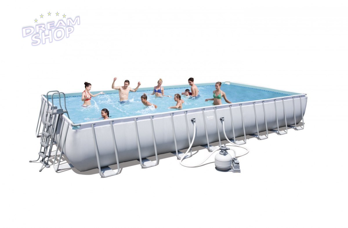 Basen Stelażowy 31FT 956x488x132cm POWERSteel Pompa Piaskowa BESTWAY Basen Stelażowy 31FT 956x488x132cm POWERSteel Pompa Piaskowa BESTWAY