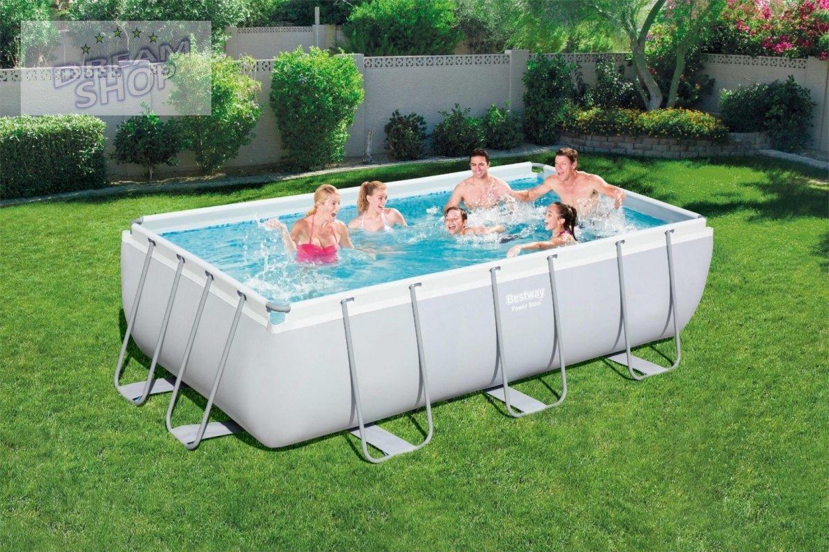 Basen Stelażowy 404x201x100cm POWERSteel BESTWAY Basen Stelażowy 404x201x100cm POWERSteel BESTWAY
