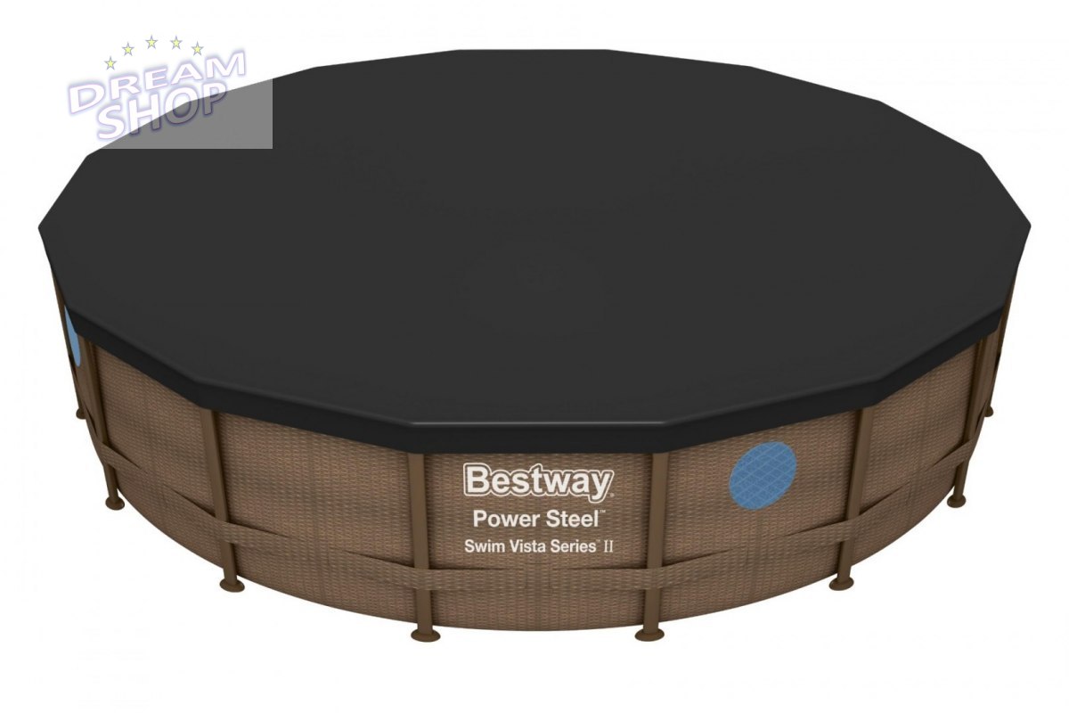 Basen Stelażowy 488 cm x 122 cm, Power Steel Swim VISTA series BESTWAY Basen Stelażowy 488 cm x 122 cm, Power Steel Swim VISTA series BESTWAY