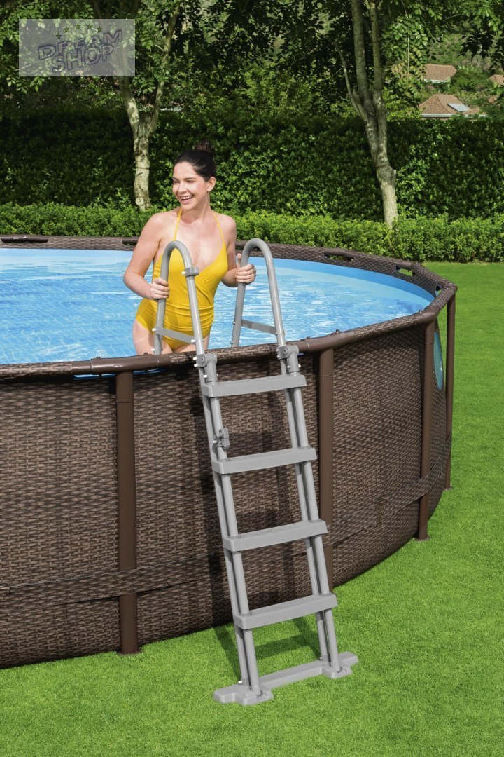 Basen Stelażowy 488 cm x 122 cm, Power Steel Swim VISTA series BESTWAY Basen Stelażowy 488 cm x 122 cm, Power Steel Swim VISTA series BESTWAY