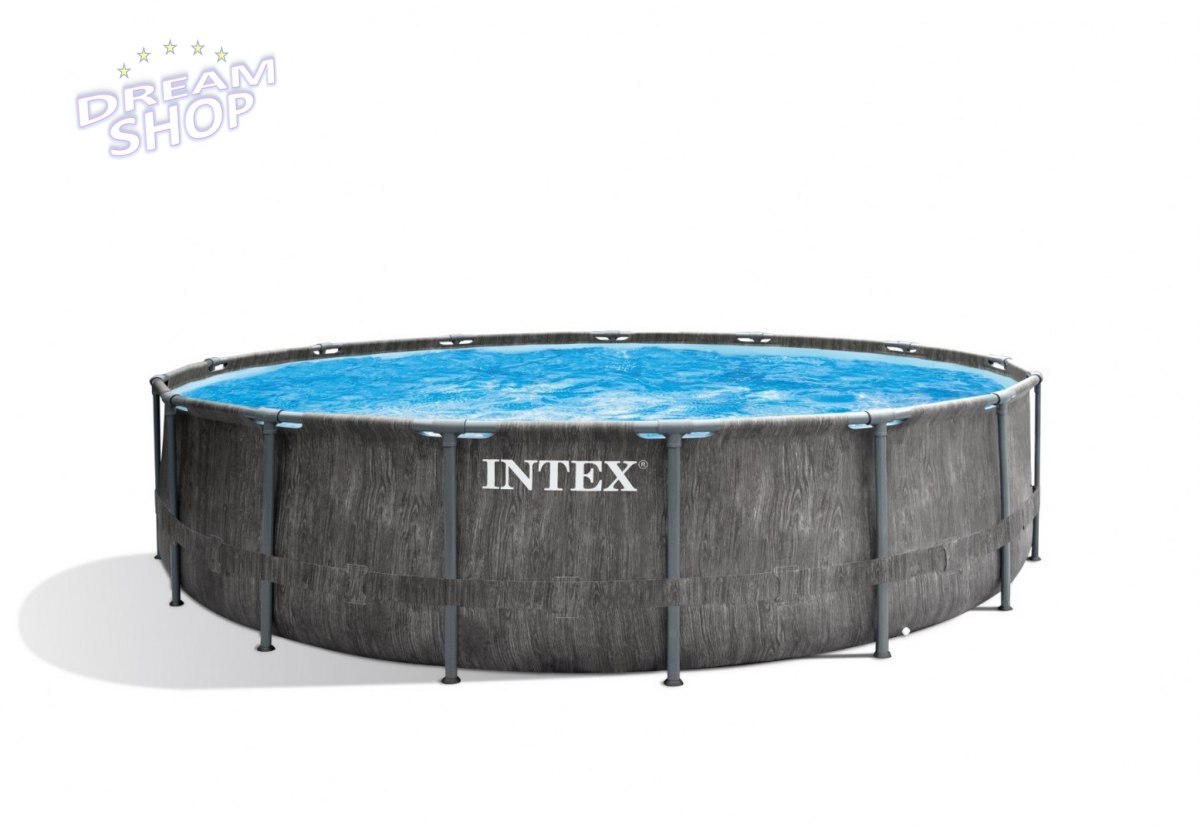 Basen Stelażowy GREYWOOD Prism Frame Premium 15Ft / 457 x 122 cm INTEX Basen Stelażowy GREYWOOD Prism Frame Premium 15Ft / 457 x 122 cm INTEX