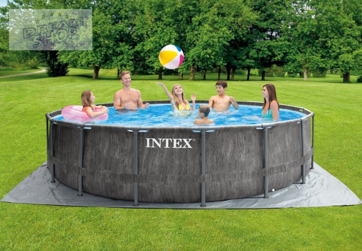 Basen Stelażowy GREYWOOD Prism Frame Premium 15Ft / 457 x 122 cm INTEX Basen Stelażowy GREYWOOD Prism Frame Premium 15Ft / 457 x 122 cm INTEX