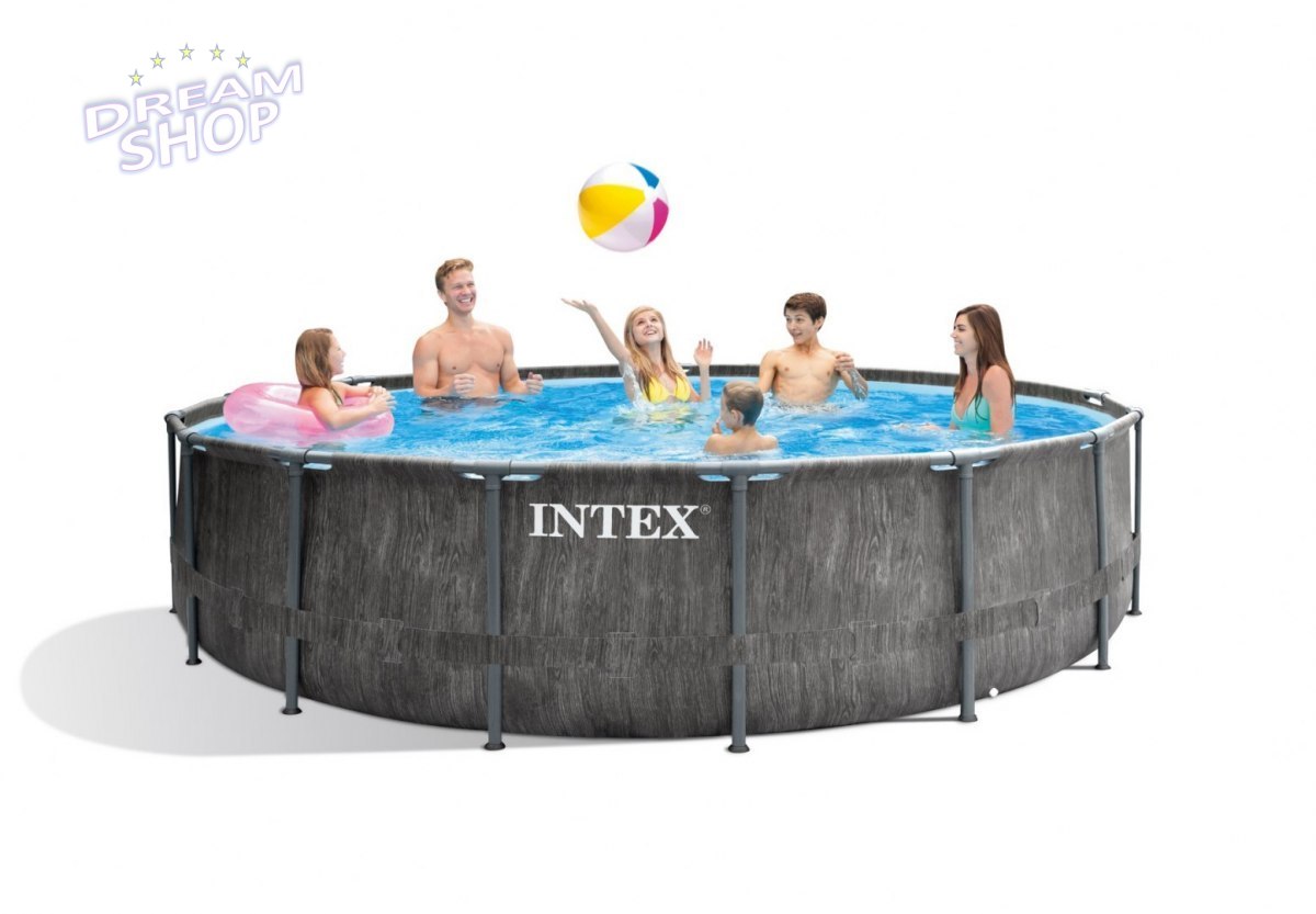 Basen Stelażowy GREYWOOD Prism Frame Premium 15Ft / 457 x 122 cm INTEX Basen Stelażowy GREYWOOD Prism Frame Premium 15Ft / 457 x 122 cm INTEX