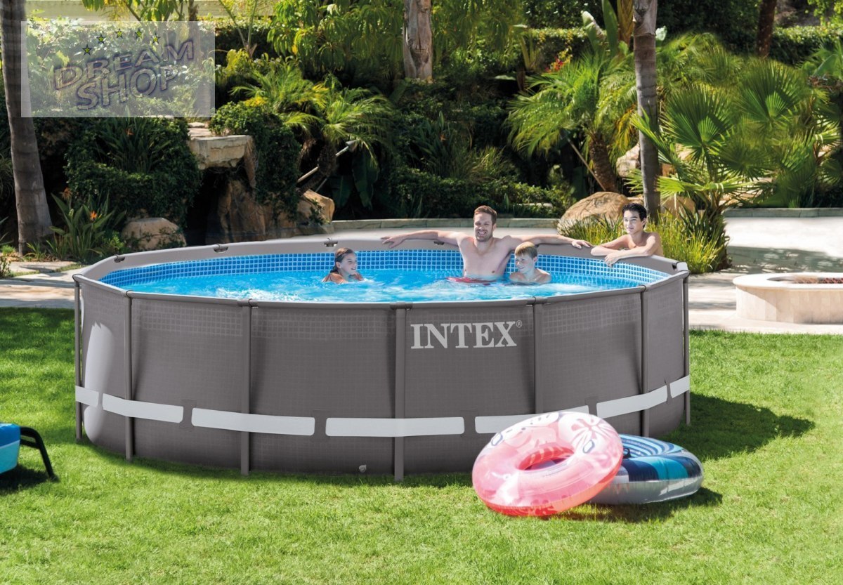 Basen Stelażowy Ultra Frame 14Ft / 427 x 107 cm z pompą INTEX Basen Stelażowy Ultra Frame 14Ft / 427 x 107 cm z pompą INTEX