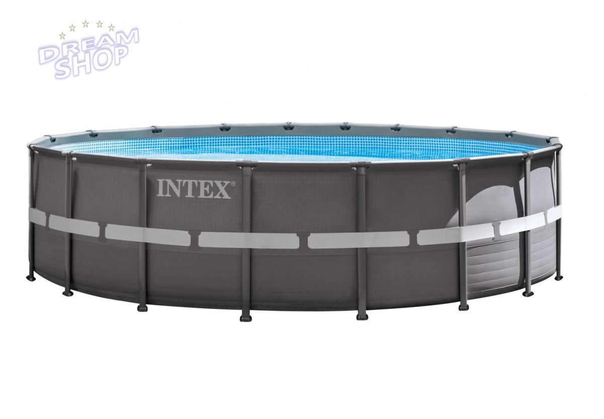 Basen Stelażowy Ultra Frame 18Ft / 549 x 132 cm z Systemem Słonej Wody INTEX Basen Stelażowy Ultra Frame 18Ft / 549 x 132 cm z Systemem Słonej Wody INTEX