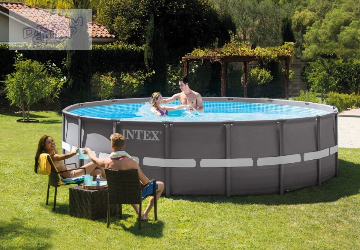 Basen Stelażowy Ultra Frame 18Ft / 549 x 132 cm z Systemem Słonej Wody INTEX Basen Stelażowy Ultra Frame 18Ft / 549 x 132 cm z Systemem Słonej Wody INTEX