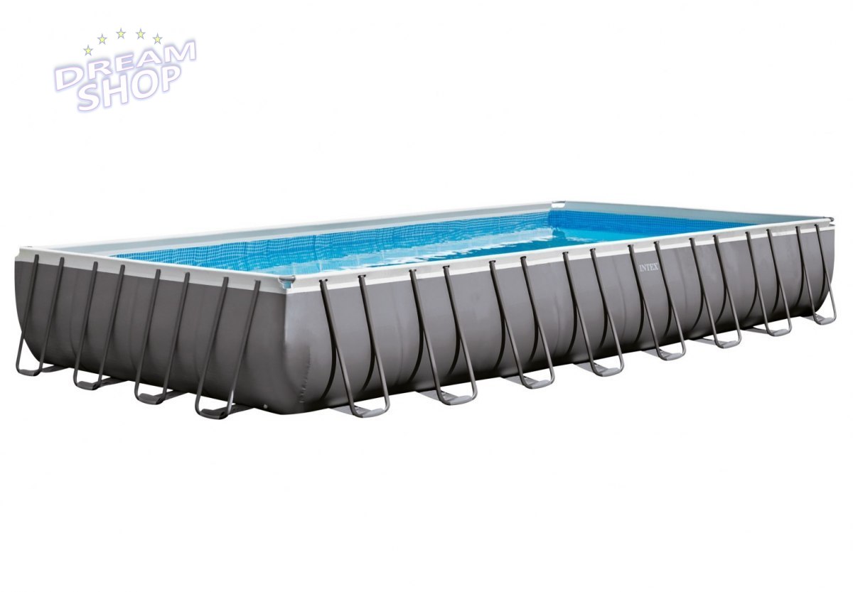 Basen Stelażowy Ultra Frame 32Ft x 16Ft / 975x488x132 cm z Systemem Słonej Wody INTEX Basen Stelażowy Ultra Frame 32Ft x 16Ft / 975x488x132 cm z Systemem Słonej Wody INTEX