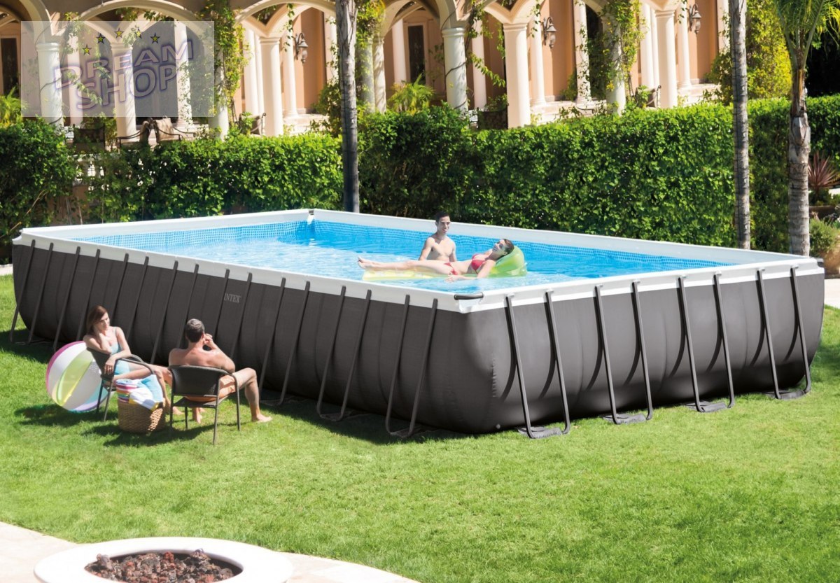 Basen Stelażowy Ultra Frame 32Ft x 16Ft / 975x488x132 cm z Systemem Słonej Wody INTEX Basen Stelażowy Ultra Frame 32Ft x 16Ft / 975x488x132 cm z Systemem Słonej Wody INTEX