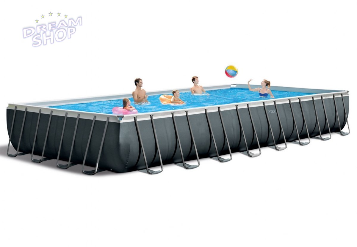 Basen Stelażowy Ultra XTR Frame 32Ft x 16Ft / 975x488x132 cm z Systemem Słonej Wody INTEX Basen Stelażowy Ultra XTR Frame 32Ft x 16Ft / 975x488x132 cm z Systemem Słonej Wody INTEX