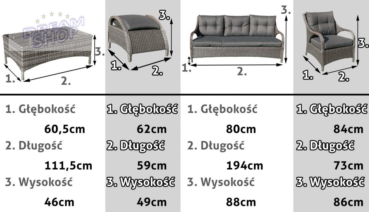 Komplet Wielkie Meble Aluminiowe Podnóżek Ciemny Brąz Komplet Wielkie Meble Aluminiowe Podnóżek Ciemny Brąz