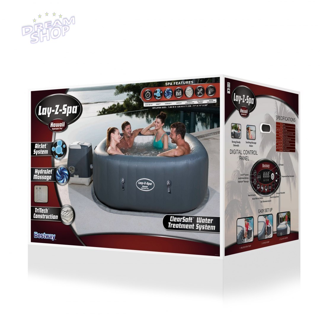 Lay-Z-Spa Hawaii Jacuzzi BESTWAY Lay-Z-Spa Hawaii Jacuzzi BESTWAY