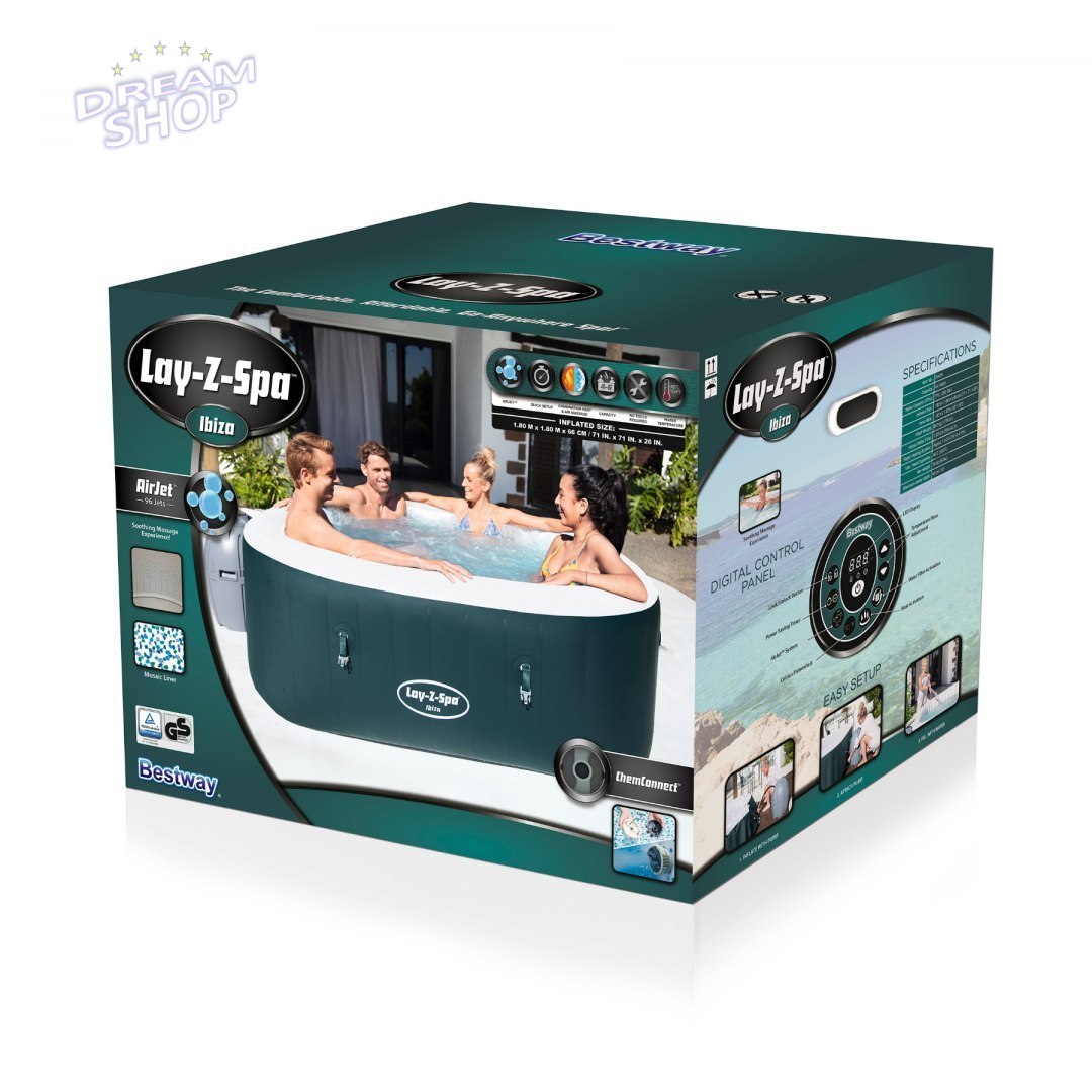 Lay-Z-Spa IBIZA Jacuzzi BESTWAY Lay-Z-Spa IBIZA Jacuzzi BESTWAY