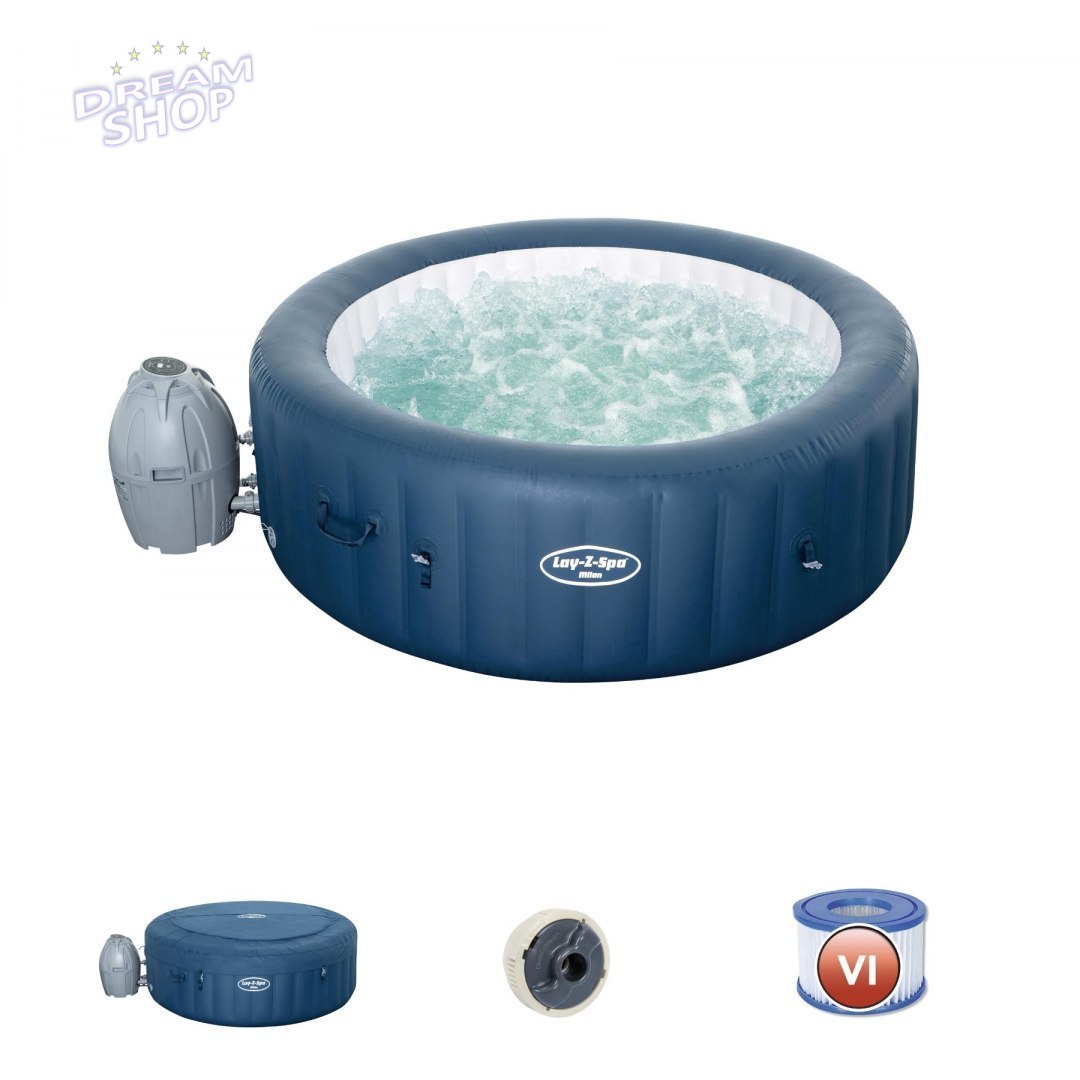 Lay-Z-Spa Milan Jacuzzi BESTWAY Lay-Z-Spa Milan Jacuzzi BESTWAY