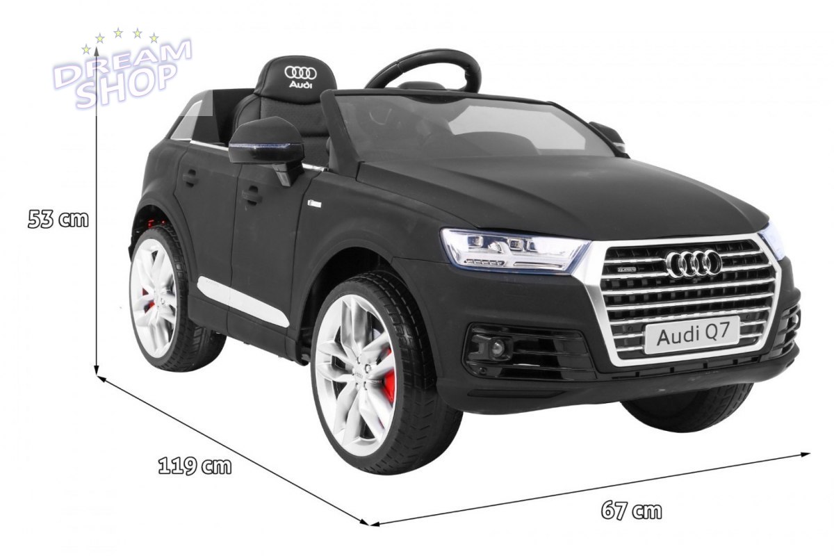 Pojazd Audi Q7 2.4G New Model Lakierowany Czarny Matt Pojazd Audi Q7 2.4G New Model Lakierowany Czarny Matt