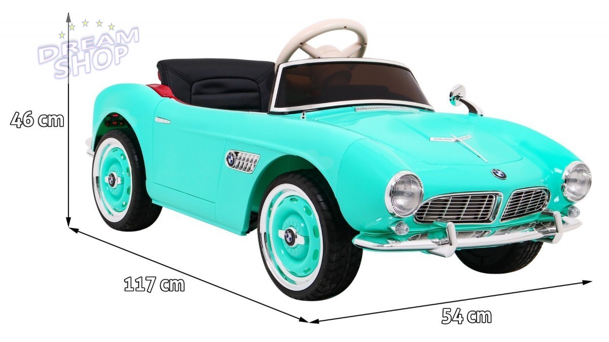 Pojazd BMW 507 Retro Zielony Pojazd BMW 507 Retro Zielony