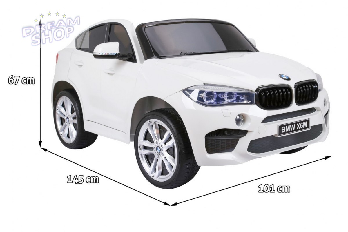 Pojazd BMW X6M 2 os. XXL Biały Pojazd BMW X6M 2 os. XXL Biały