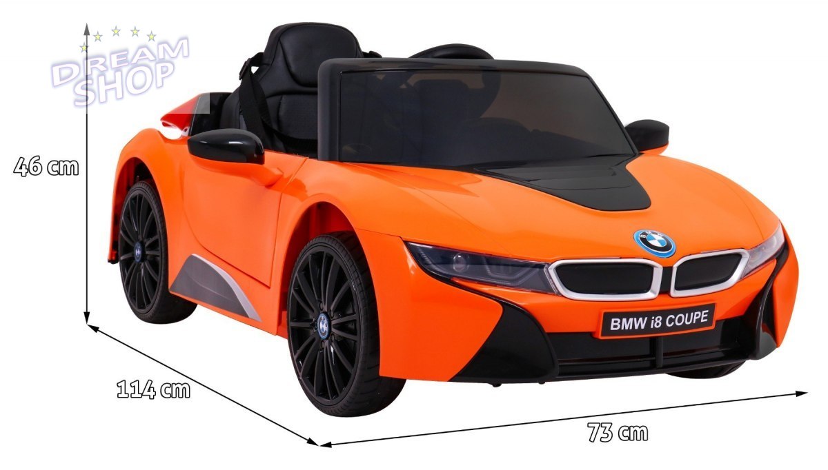 Pojazd BMW I8 LIFT Pomarańczowy Pojazd BMW I8 LIFT Pomarańczowy