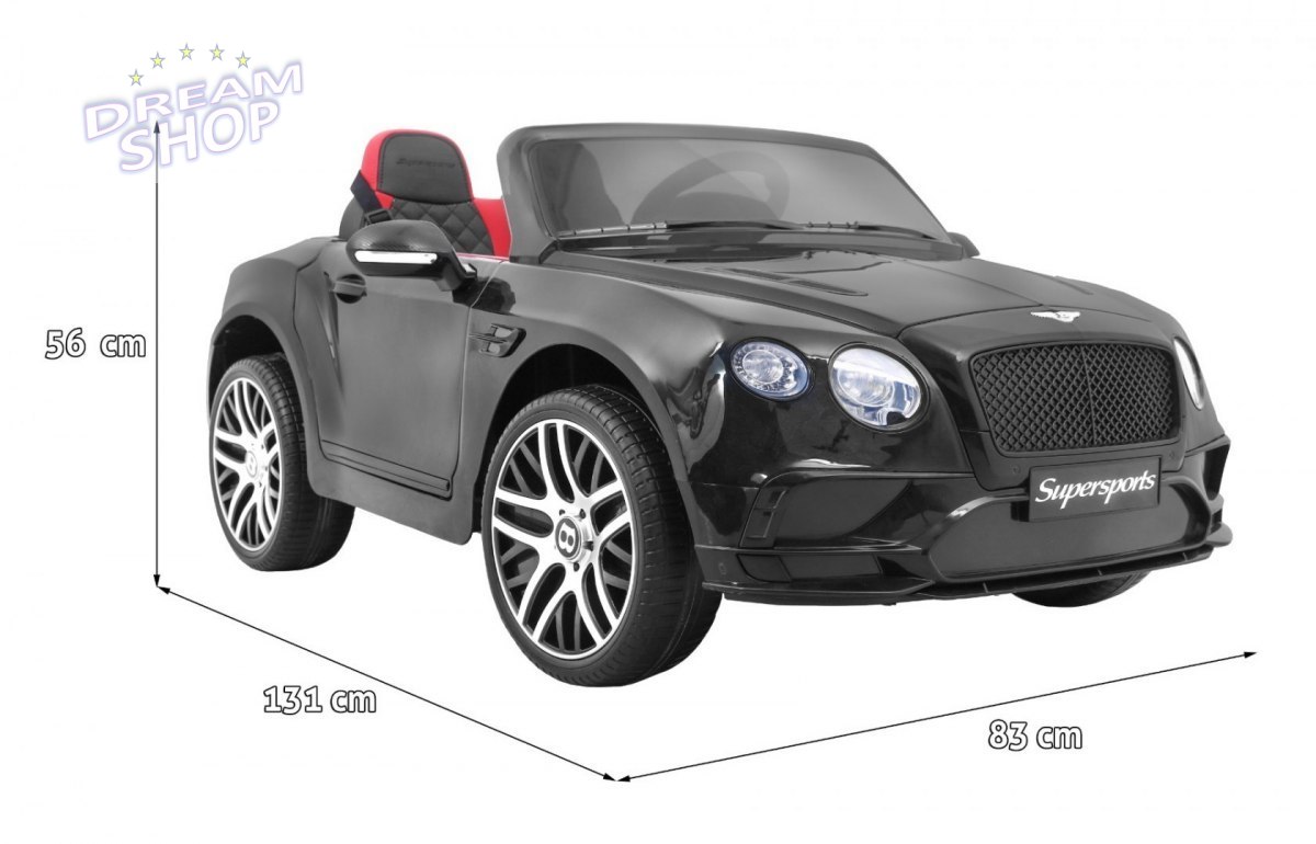 Pojazd Bentley Continental Czarny Pojazd Bentley Continental Czarny
