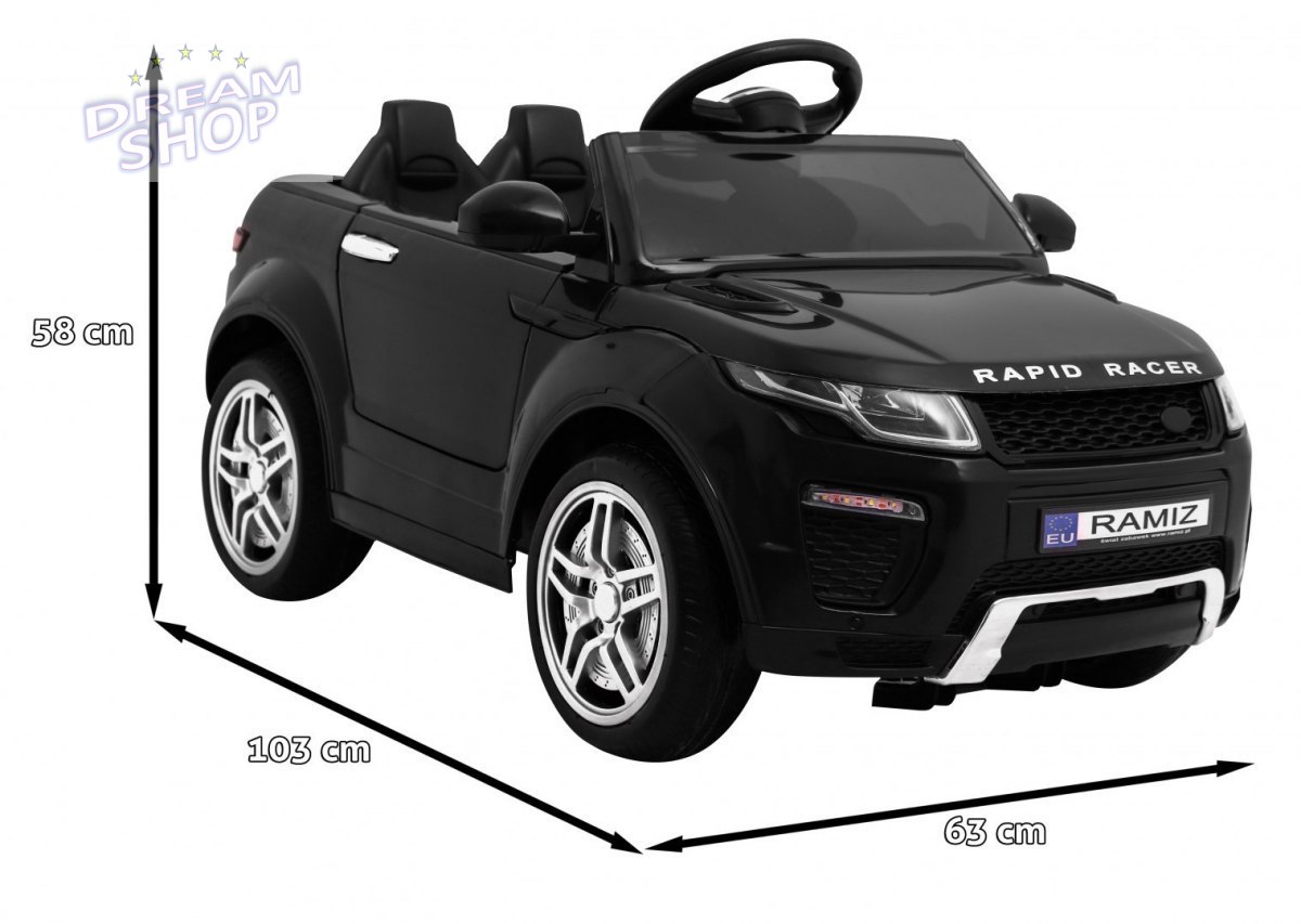 Pojazd Dla Dzieci Rapid Racer Czarny Pojazd Dla Dzieci Rapid Racer Czarny