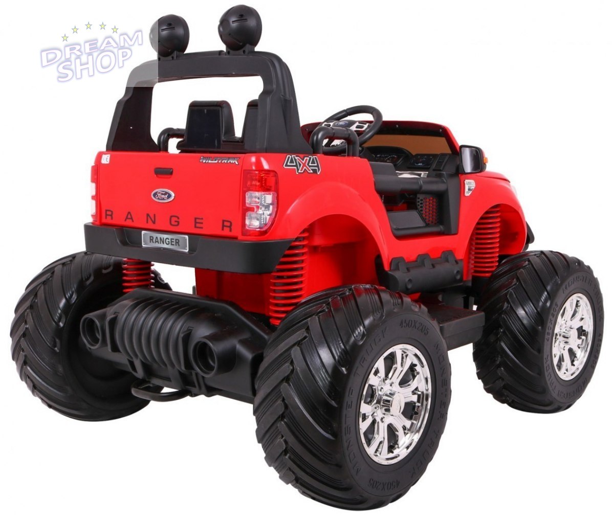 Pojazd Ford Ranger MONSTER 4x4 Czerwony Pojazd Ford Ranger MONSTER 4x4 Czerwony